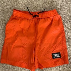 Burberry kids swim trunks